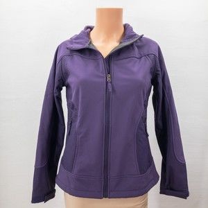 Free Country Zip Up Hooded Active Wear Jacket Live In It Size XS Plum Purple